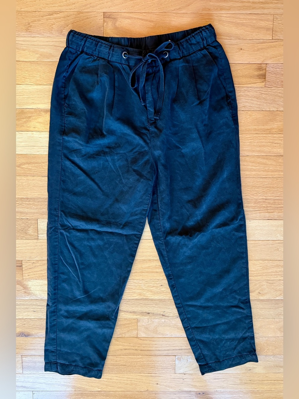 American Eagle Outfitters Black Drawstring Joggers Womens 4